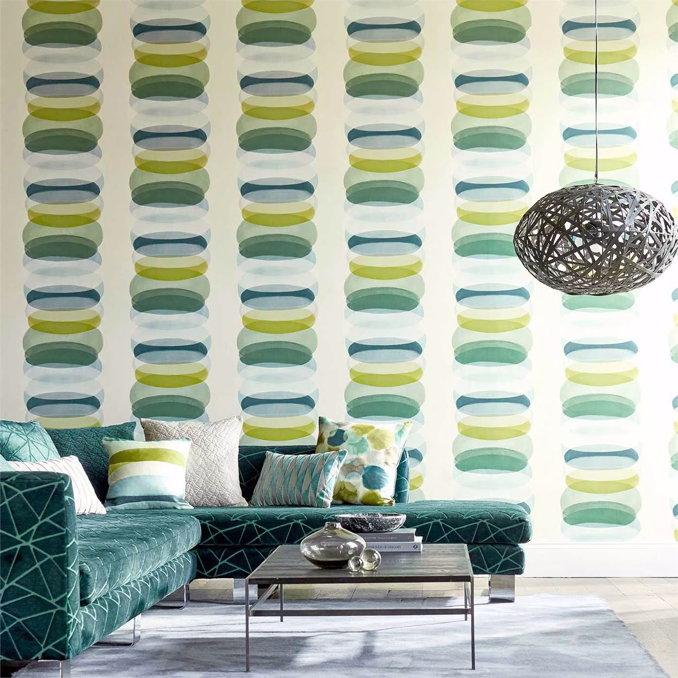 Обои Harlequin Momentum 6 Elliptic 112195 фото в интерьере